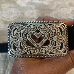 Brighton brown leather belt